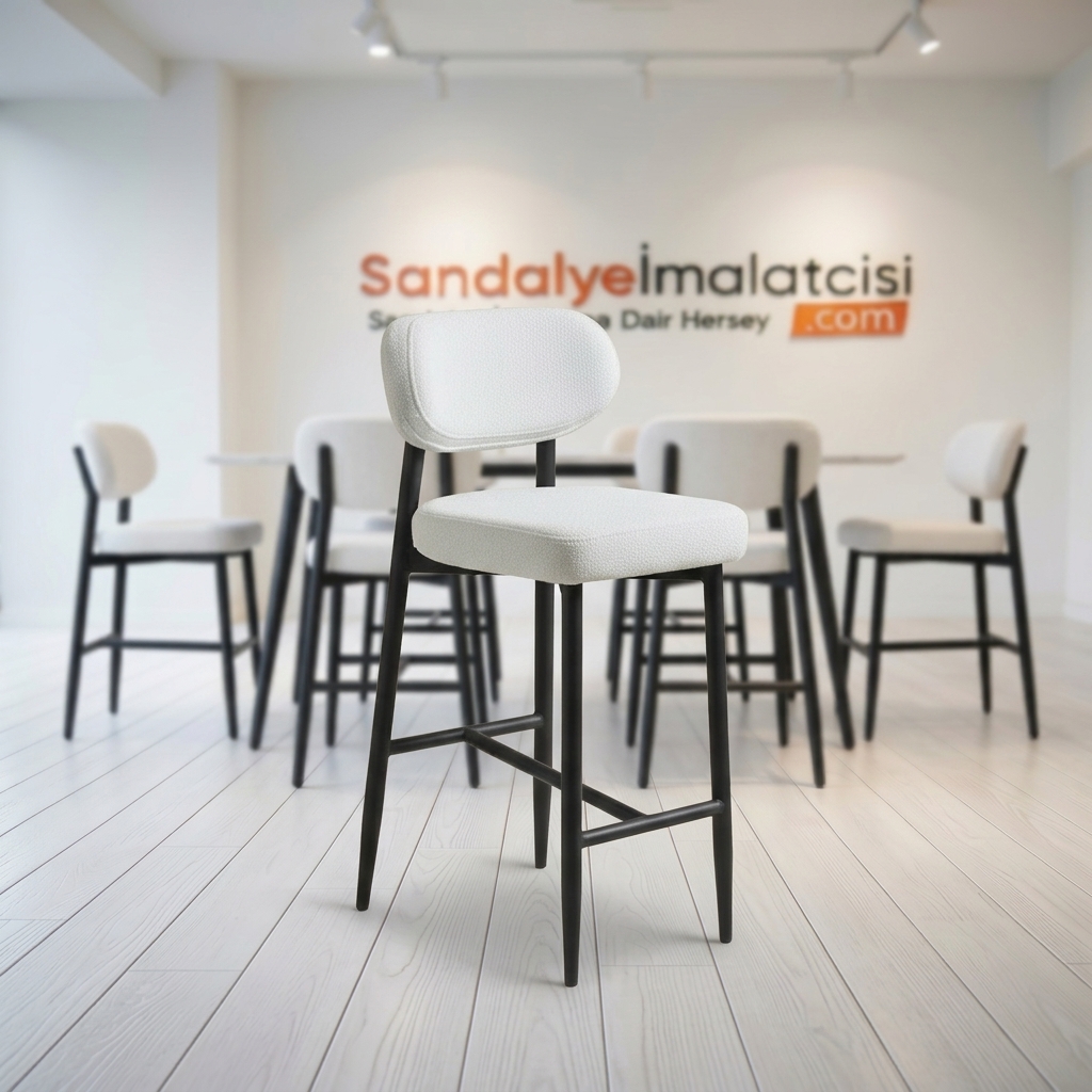 Helix Metal İskeletli Bar Sandalyesi